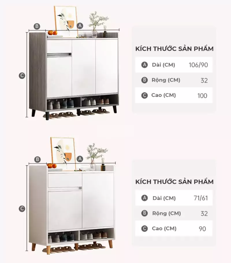 Mô tả về tủ giày đa ngăn Togismart TG010