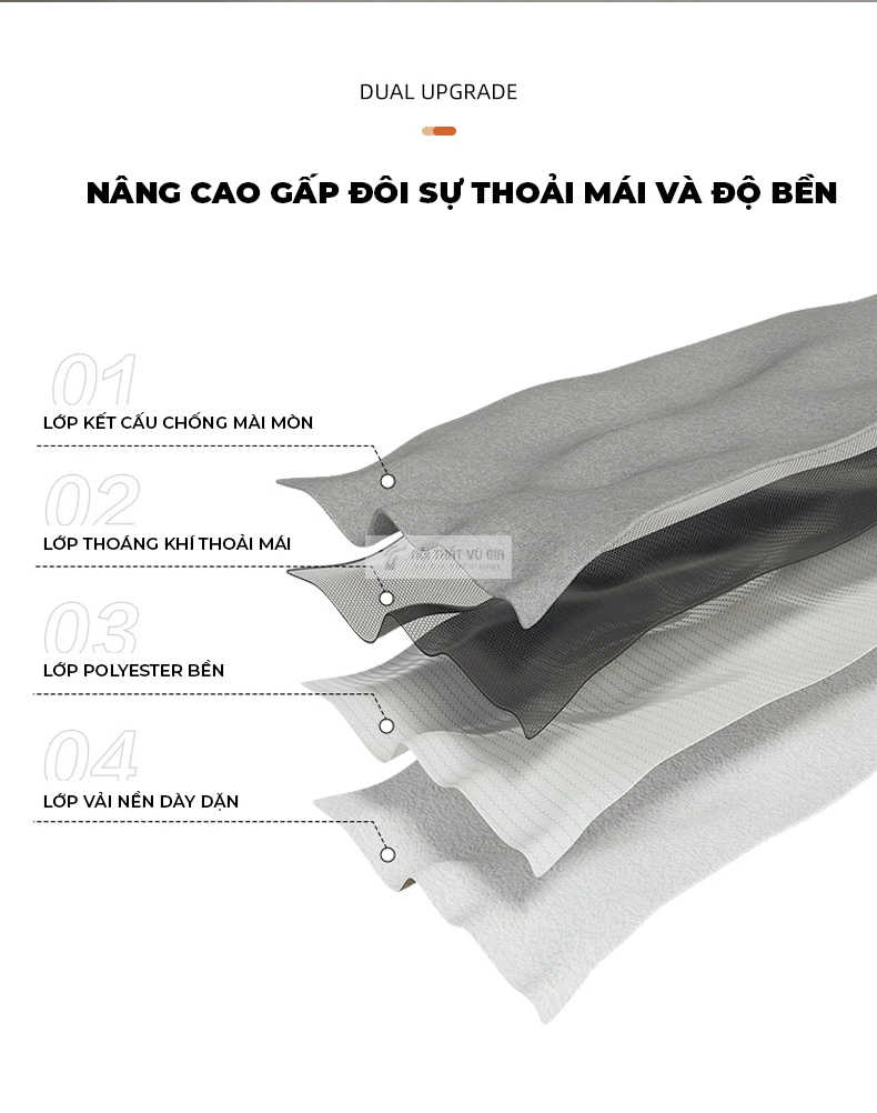 chi tiết chất liệu vải của Sofa bed cao cấp SB27