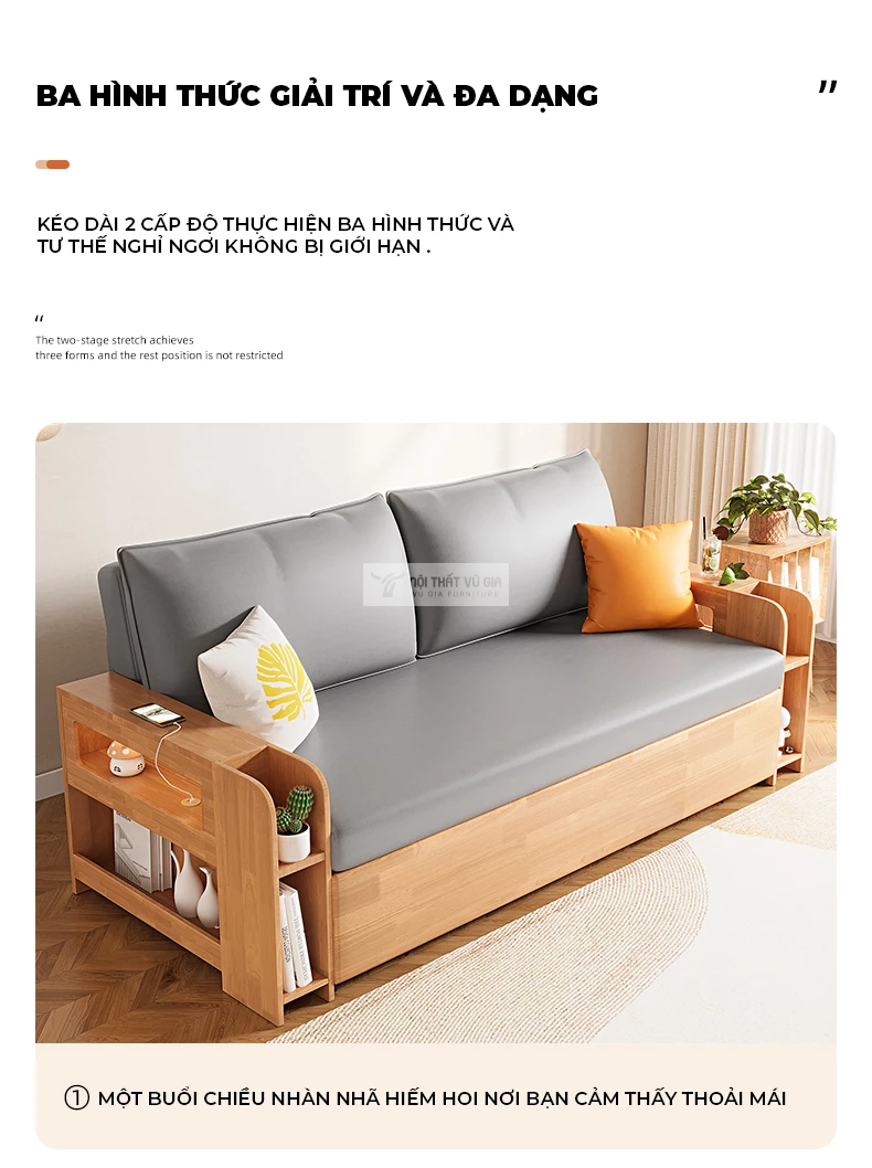 Sofa bed cao cấp SB27