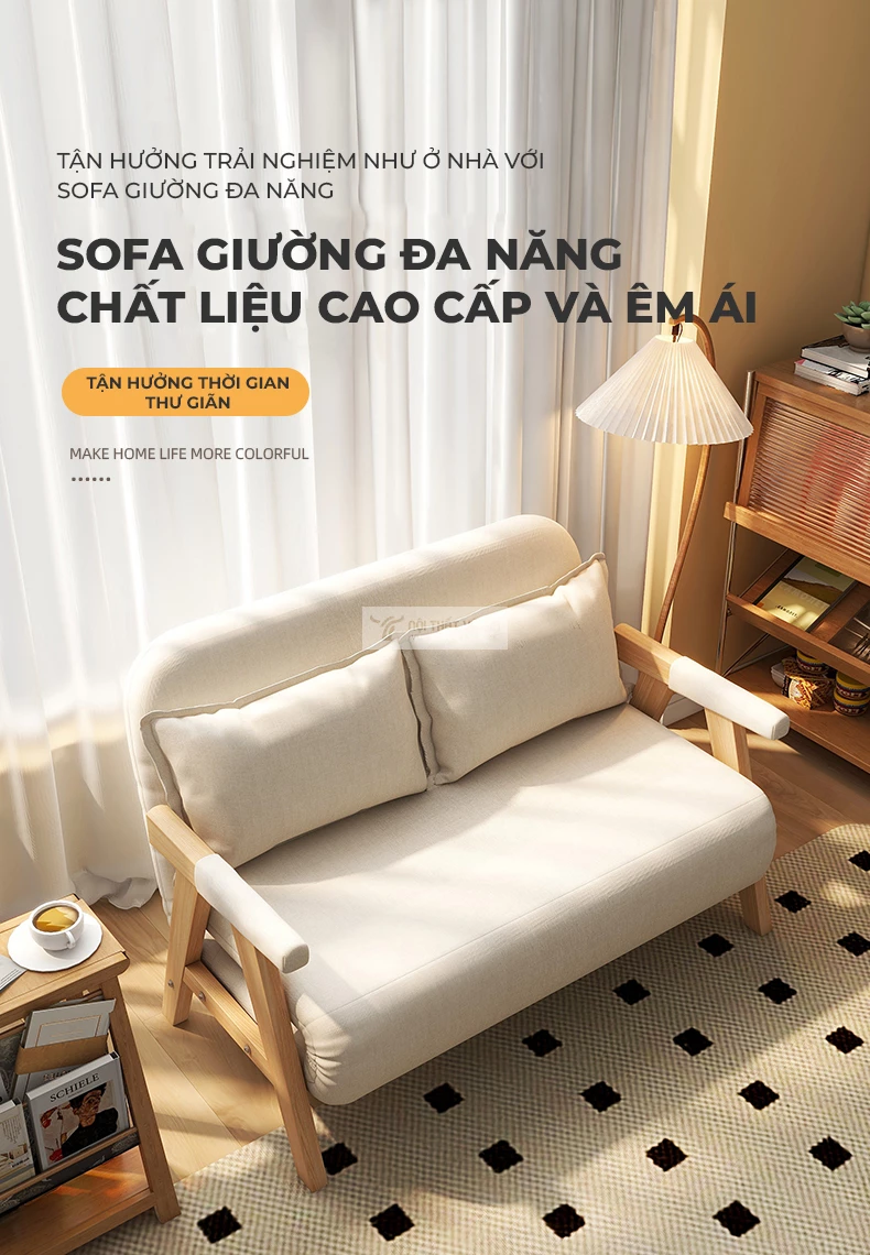 Sofa bed gấp đa năng, hiện đại SB29