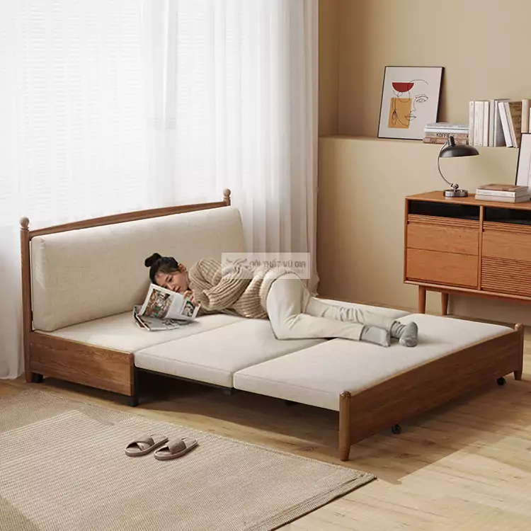 Sofa bed phong cách cổ điển, thanh lịch SB03