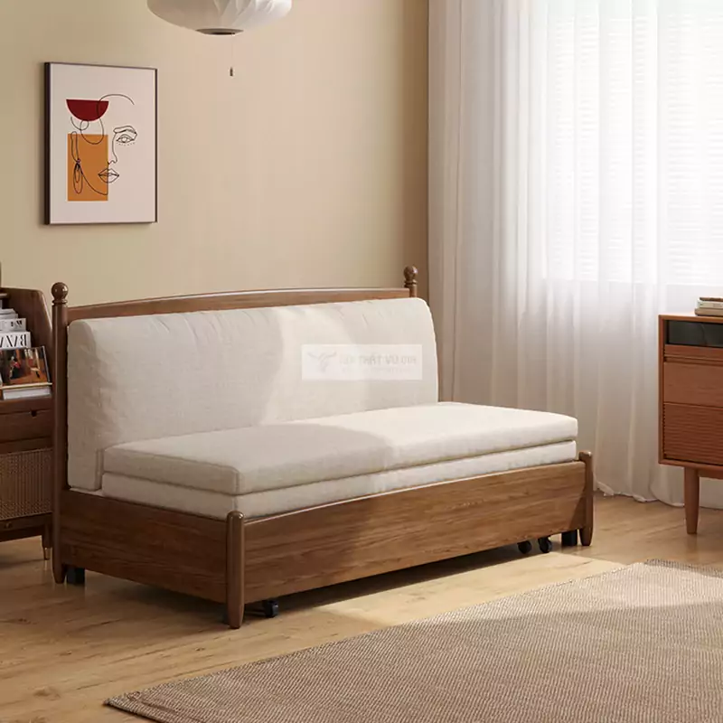 Sofa bed phong cách cổ điển, thanh lịch SB03