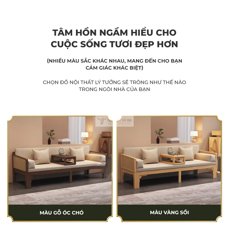 tùy chọn màu sắc của Sofa bed thiết kế tối giản, đa năng SB31