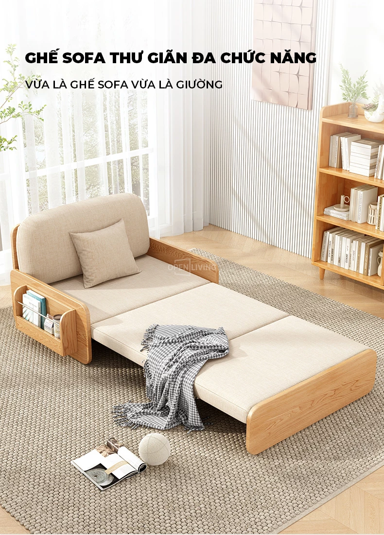 Sofa giường cao cấp Openliving OSF 050 - Thiết kế hiện đại tính tế thu hút