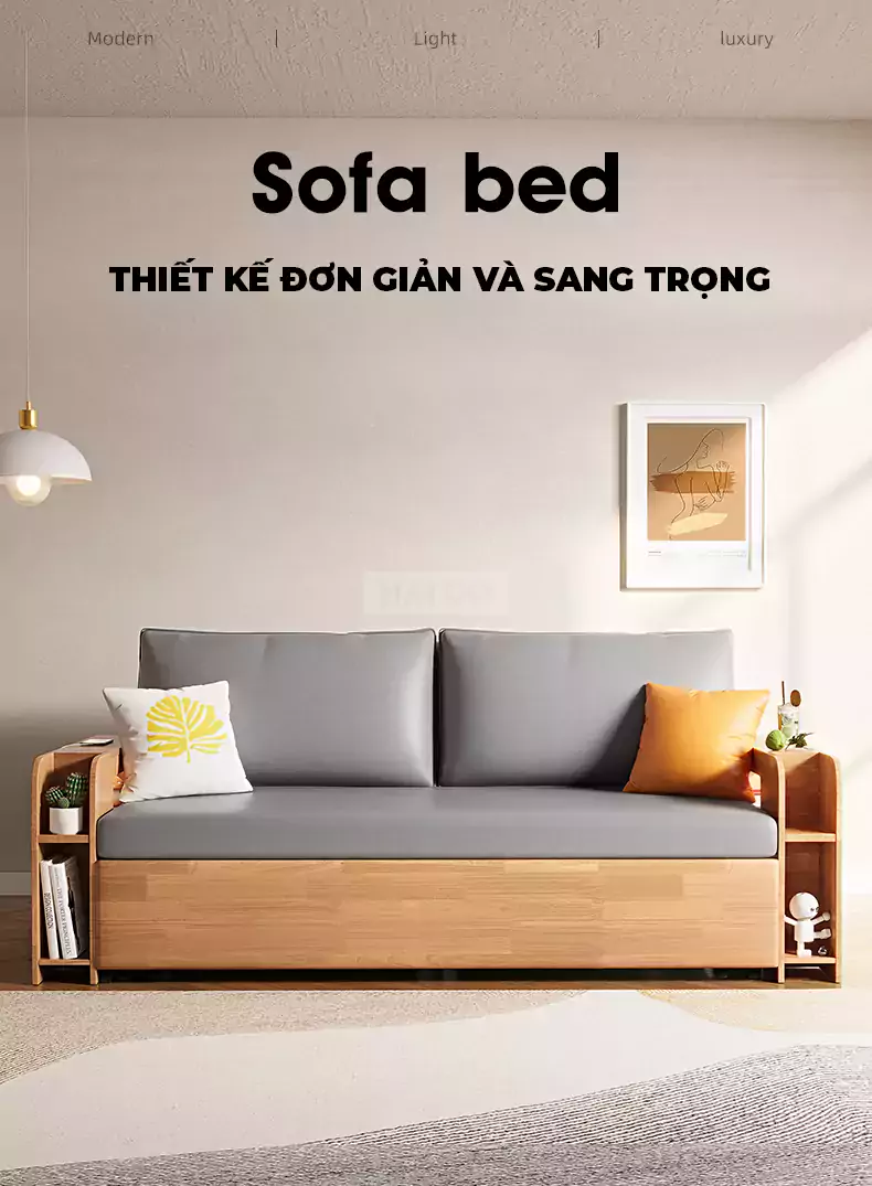 Sofa Giường Gấp Mở Linh Hoạt Haigo SOF211