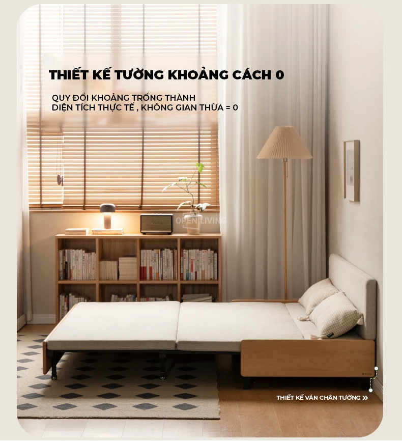 Sofa Giường Mở Rộng Openliving OSF 012 - Sofa gấp mở linh hoạt