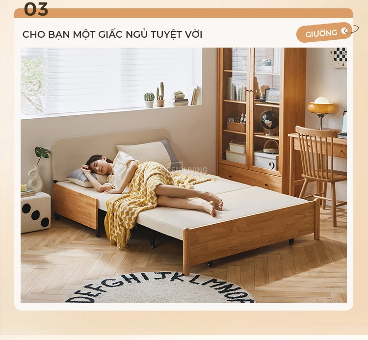 Sofa Giường Mở Rộng Openliving OSF 013 - Giải pháp tối ưu cho không gian nhỏ. Thiết kế linh hoạt, dễ dàng chuyển đổi từ ghế thành giường, tiết kiệm diện tích. Chất liệu bền, phong cách hiện đại. Mua ngay tại Openliving để tận hưởng sự tiện nghi và đẳng cấp.