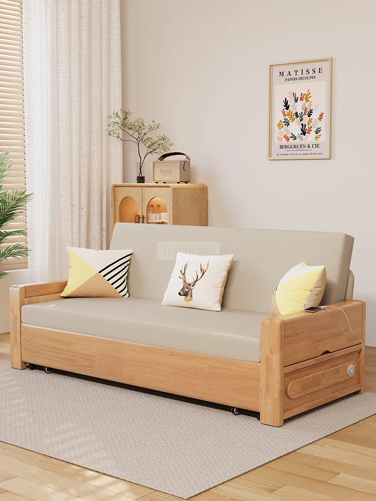 Sofa Giường Thông Minh Hình Chữ L Gỗ Tự Nhiên TOGI Smart M47 – Thiết kế đa năng 2 trong 1, dễ dàng chuyển đổi từ sofa sang giường, tối ưu không gian sống. Khung gỗ tự nhiên chắc chắn, bền đẹp, an toàn cho sức khỏe. Kiểu dáng chữ L hiện đại, phù hợp với nhiều không gian phòng khách. Đệm êm ái, mang lại sự thoải mái tối đa. 