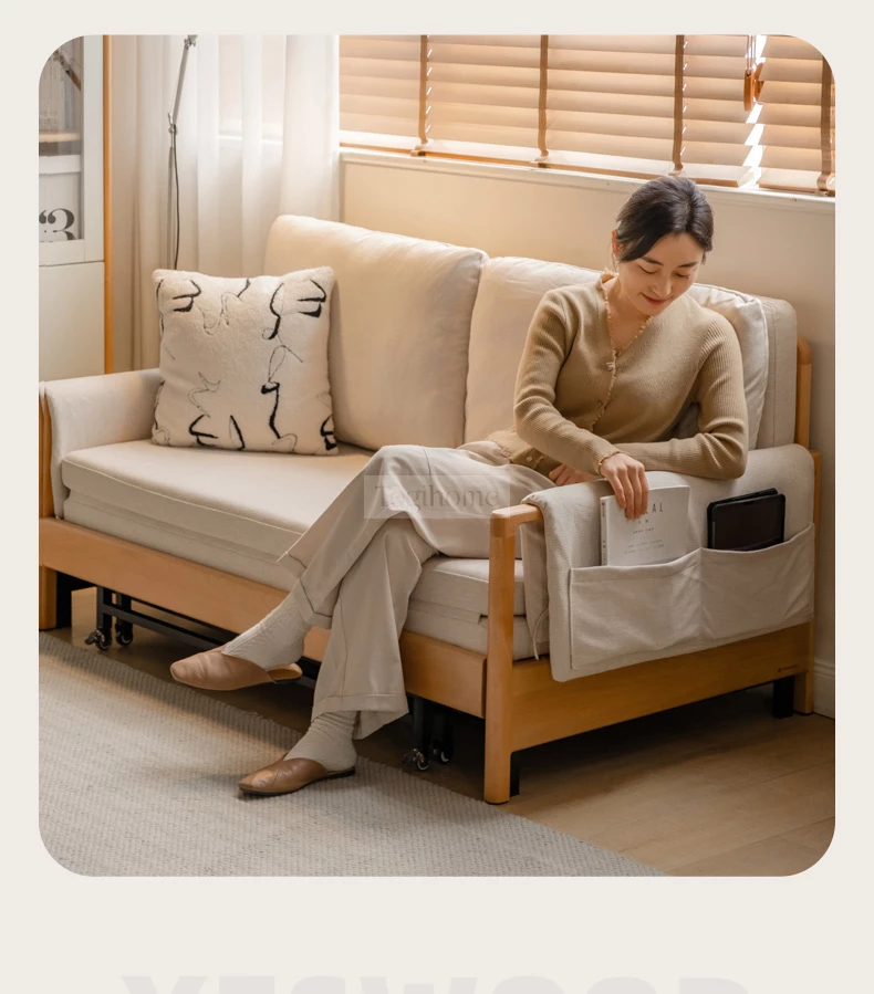 Sofa Giường Tích Hợp Túi Để Đồ Hiện Đại TOGI Smart M49 – thiết kế thông minh, tích hợp túi lưu trữ tiện lợi. Chuyển đổi linh hoạt giữa sofa và giường, tiết kiệm không gian. Chất liệu gỗ tự nhiên bền đẹp, phong cách hiện đại. Lựa chọn hoàn hảo cho phòng khách nhỏ, chung cư, homestay!