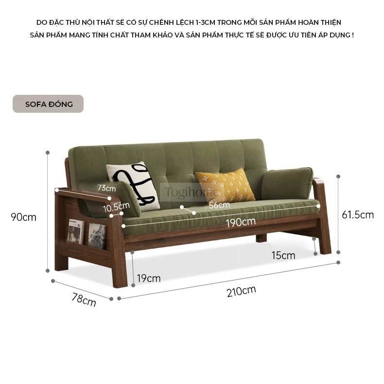 Sofa Giường TOGI Smart M36 – Thiết kế hiện đại, tiện dụng, dễ dàng chuyển đổi giữa sofa và giường ngủ. Chất liệu khung gỗ chắc chắn, đệm êm ái, mang lại cảm giác thoải mái. Kiểu dáng sang trọng, phù hợp với mọi không gian sống. Dễ dàng tháo lắp, tối ưu diện tích