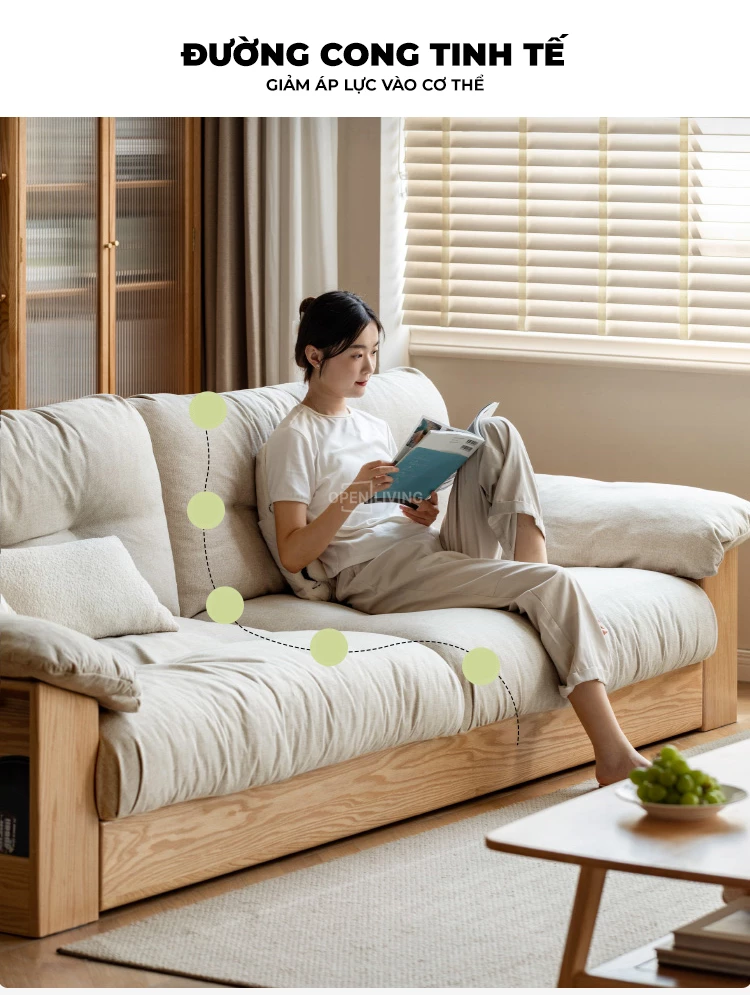 Sofa gỗ tự nhiên đa năng OpenLiving OPK201 – thiết kế hiện đại, tiện dụng, phù hợp cho mọi không gian sống. Chất liệu cao cấp, bền đẹp, mang lại sự thoải mái và sang trọng cho phòng khách. Lựa chọn hoàn hảo để tối ưu không gian và tạo phong cách sống đẳng cấp.