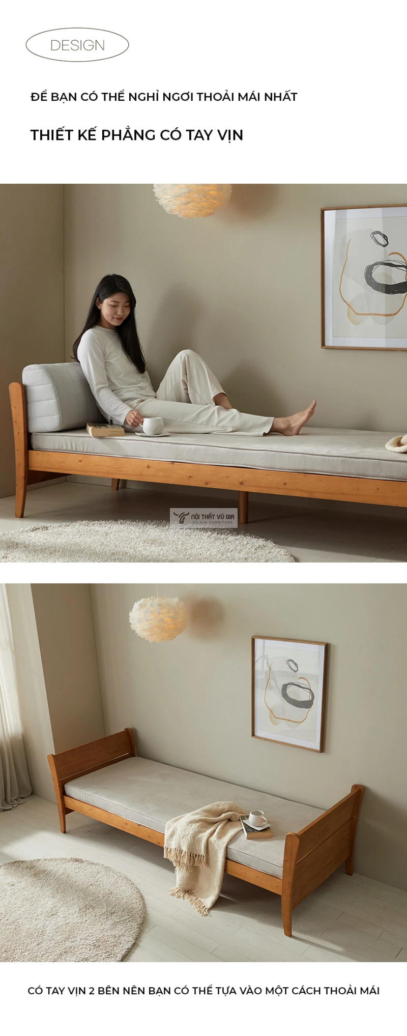 thiết kế độc đáo của Sofa khung gỗ tự nhiên cao cấp thiết kế thanh lịch, hiện đại SB34