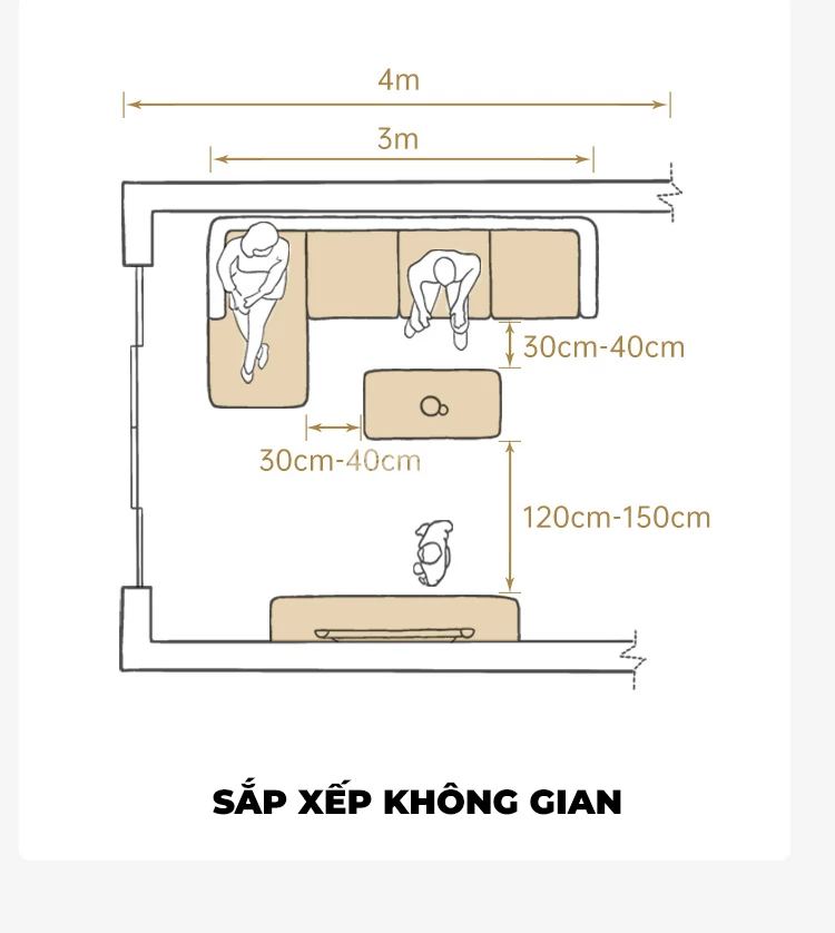 gợi ý không gian của Sofa phòng khách gỗ tự nhiên cao cấp, thiết kế đa năng CBK7