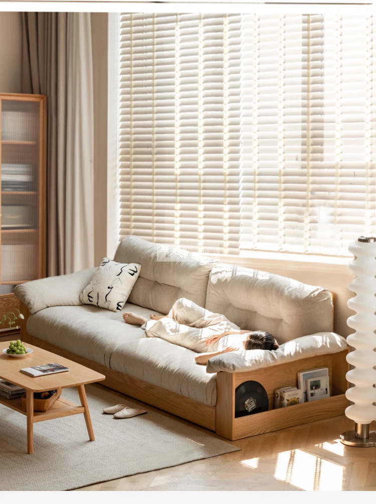 Sofa phòng khách gỗ tự nhiên cao cấp, thiết kế đa năng CBK7