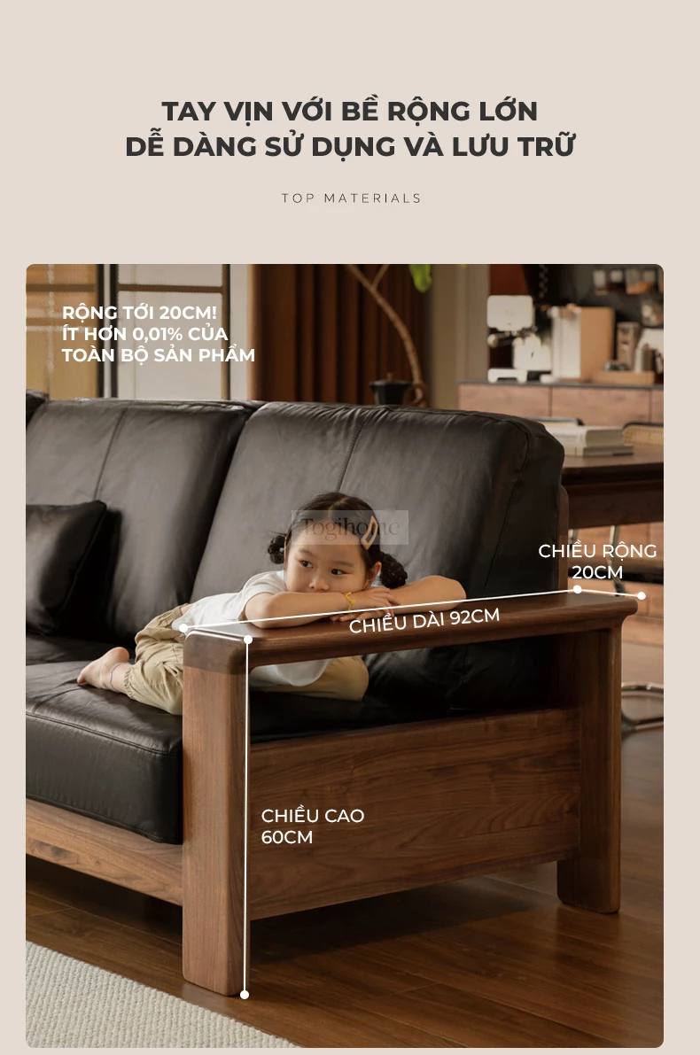 Sofa Phòng Khách Gỗ Tự Nhiên Hiện Đại Togismart M67 thiết kế hiện đại, tinh tế, mang đến không gian sống sang trọng và ấm cúng. Gỗ tự nhiên bền đẹp kết hợp đệm ngồi êm ái, phù hợp nhiều phong cách nội thất. Lựa chọn lý tưởng cho phòng khách tối giản và đẳng cấp.