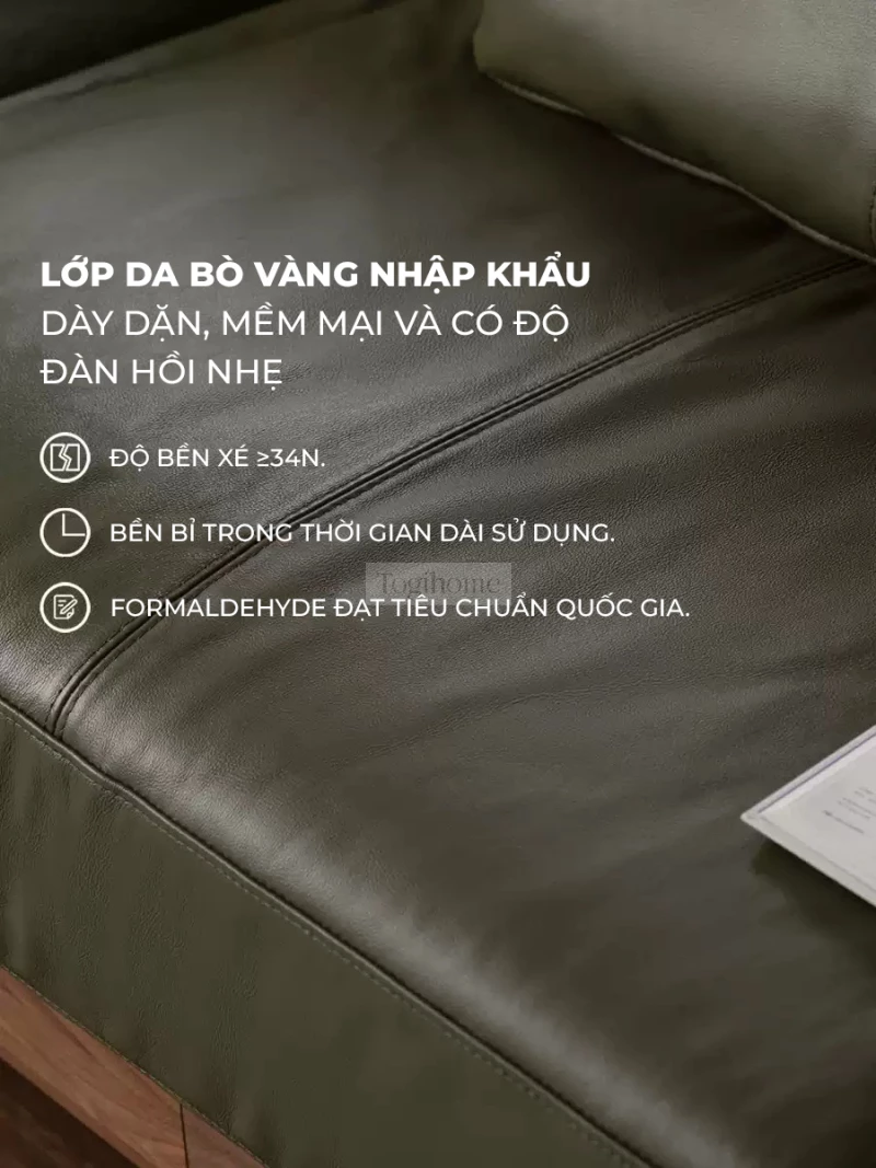 Sofa Phòng Khách Gỗ Tự Nhiên Hiện Đại Togismart M67 thiết kế hiện đại, tinh tế, mang đến không gian sống sang trọng và ấm cúng. Gỗ tự nhiên bền đẹp kết hợp đệm ngồi êm ái, phù hợp nhiều phong cách nội thất. Lựa chọn lý tưởng cho phòng khách tối giản và đẳng cấp.
