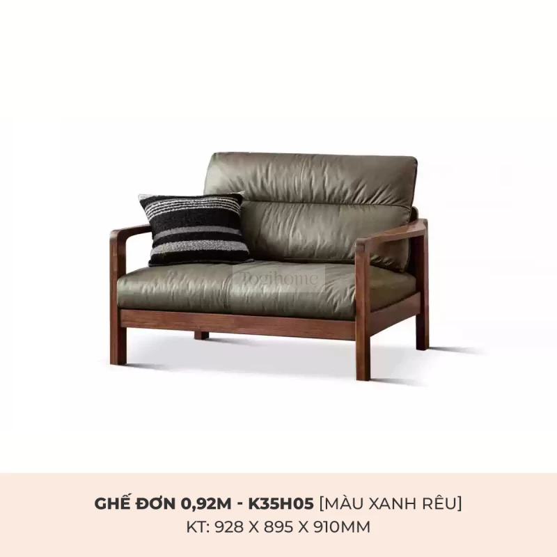 Sofa Phòng Khách Gỗ Tự Nhiên Hiện Đại Togismart M70 được chế tác từ gỗ tự nhiên cao cấp, thiết kế hiện đại, tối giản. Đệm ngồi dày dặn, êm ái, màu sắc trung tính dễ phối đồ. Phù hợp với nhiều phong cách nội thất, mang đến vẻ đẹp thanh lịch và tiện nghi cho phòng khách gia đình.