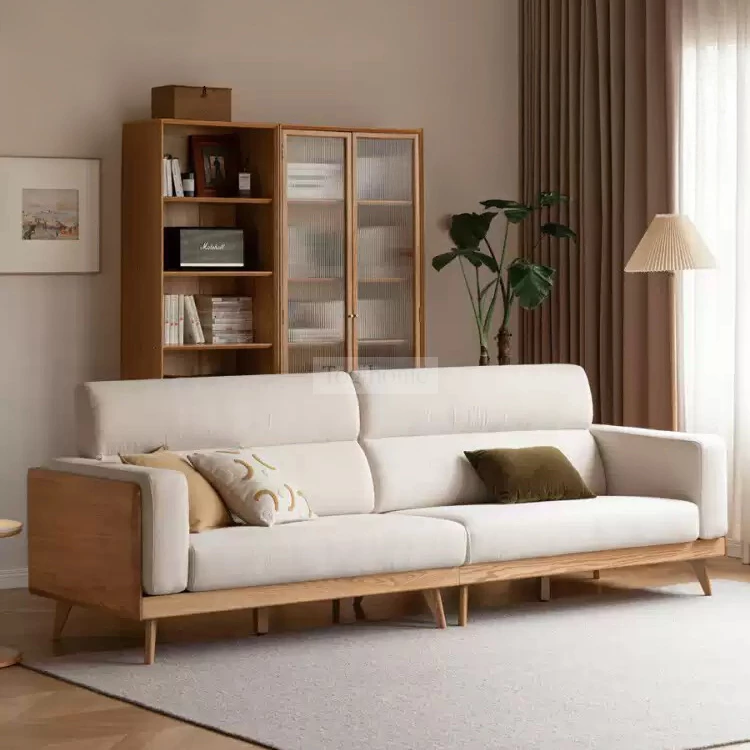 Sofa Phòng Khách Gỗ Tự Nhiên Hiện Đại Togismart M72 nổi bật với thiết kế tối giản, khung gỗ chắc chắn, đệm ngồi êm ái. Phù hợp với nhiều phong cách nội thất hiện đại. Sản phẩm mang đến vẻ đẹp sang trọng và tiện nghi cho không gian sống của bạn.