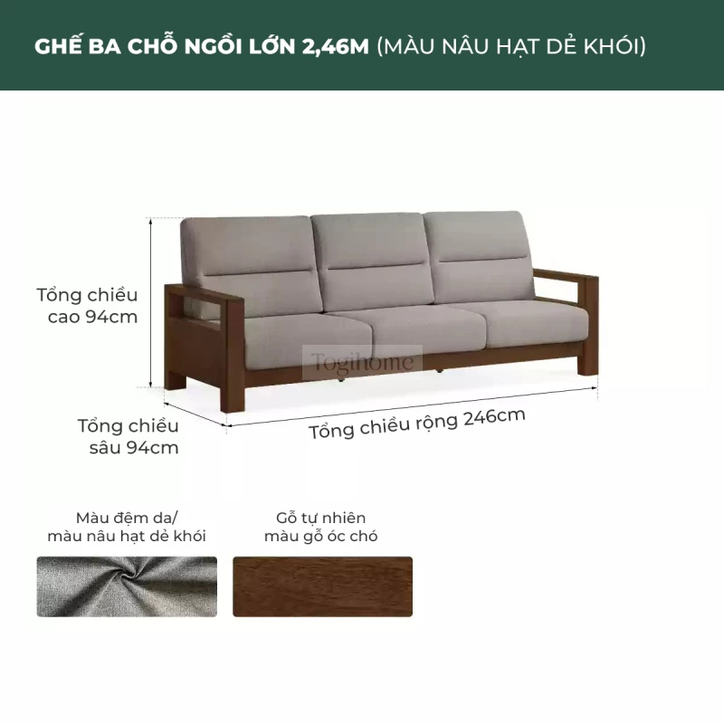  Sofa Phòng Khách Gỗ Tự Nhiên Hiện Đại Togismart M78:  Sofa Togismart M78 sở hữu thiết kế hiện đại, khung gỗ tự nhiên cao cấp bền đẹp theo thời gian. Đệm ngồi êm ái, đường nét tối giản tinh tế, phù hợp với phòng khách sang trọng. M78 là lựa chọn lý tưởng cho không gian sống tiện nghi và đẳng cấp.