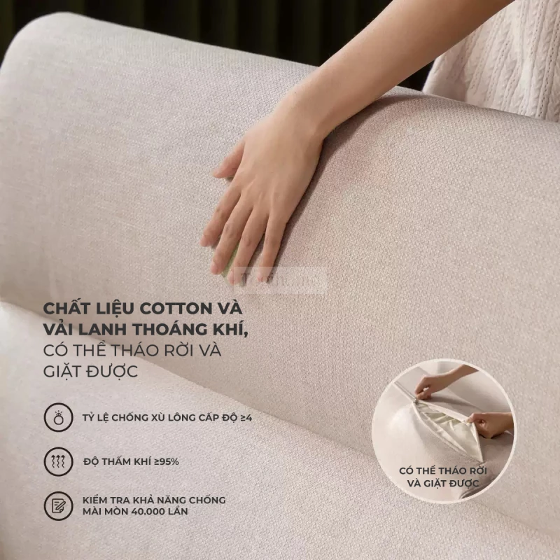 Sofa Phòng Khách Gỗ Tự Nhiên Hiện Đại Togismart M79 được chế tác từ gỗ tự nhiên cao cấp, thiết kế hiện đại, tinh giản từng chi tiết. Đệm ngồi dày dặn, chất liệu vải bền đẹp tạo cảm giác thoải mái. Phù hợp với nhiều phong cách nội thất, mang đến không gian phòng khách sang trọng và ấm cúng.