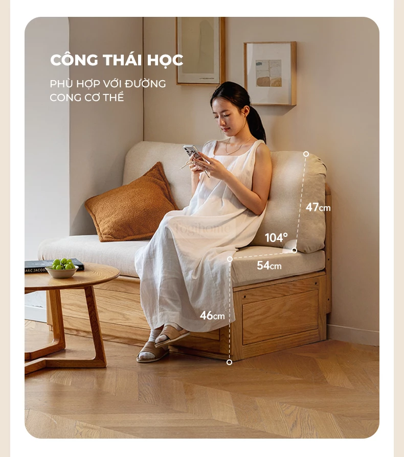 Sofa Phòng Khách Gỗ Tự Nhiên Hiện Đại Togismart M83 thiết kế hiện đại, tối giản với khung gỗ tự nhiên bền đẹp, kết hợp đệm ngồi êm ái, dễ vệ sinh. Phù hợp với không gian phòng khách sang trọng, tinh tế. Mang đến sự thoải mái và đẳng cấp cho tổ ấm của bạn.