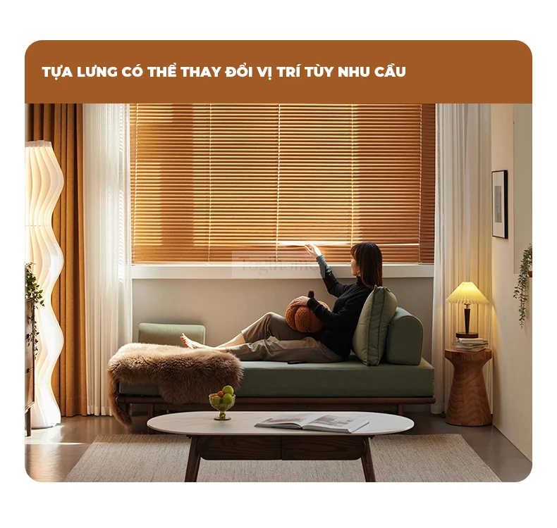 Sofa Phòng Khách Gỗ Tự Nhiên Hiện Đại Togismart M86 được thiết kế tinh tế, khung gỗ bền chắc, đệm ngồi êm ái. Kiểu dáng tối giản, sang trọng, dễ kết hợp với nhiều phong cách nội thất, mang đến không gian tiếp khách hiện đại và thoải mái.