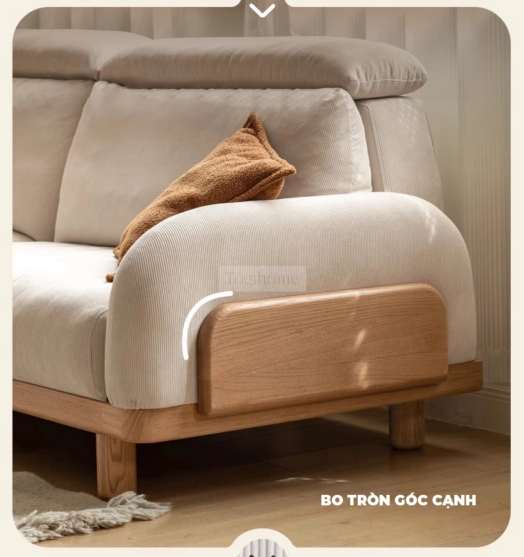 Sofa Phòng Khách Gỗ Tự Nhiên Thiết Kế Sang Trọng Hiện Đại Togismart M87 sở hữu thiết kế sang trọng, hiện đại với khung gỗ chắc chắn và đệm cao cấp. Kiểu dáng tinh tế, màu sắc hài hòa, dễ dàng phối hợp trong nhiều không gian, mang lại sự tiện nghi và đẳng cấp cho phòng khách.