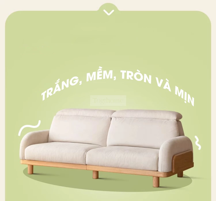 Sofa Phòng Khách Gỗ Tự Nhiên Thiết Kế Sang Trọng Hiện Đại Togismart M87 sở hữu thiết kế sang trọng, hiện đại với khung gỗ chắc chắn và đệm cao cấp. Kiểu dáng tinh tế, màu sắc hài hòa, dễ dàng phối hợp trong nhiều không gian, mang lại sự tiện nghi và đẳng cấp cho phòng khách.