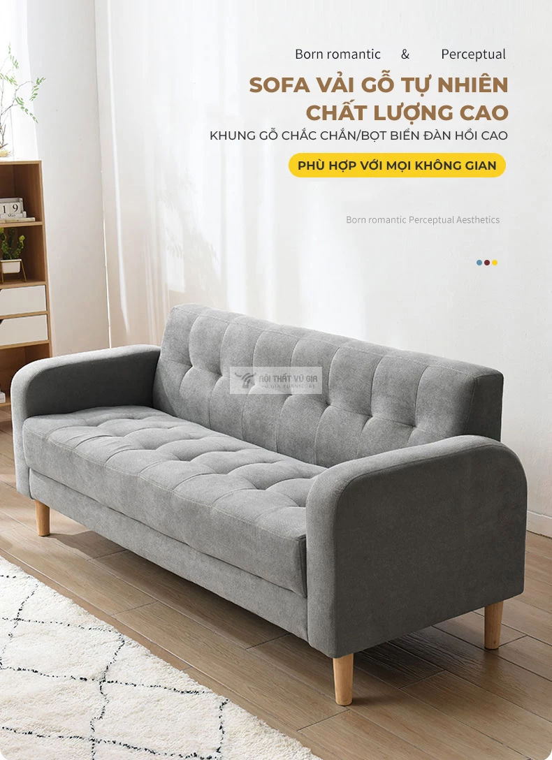 Sofa phòng khách phong cách tối giản SB20