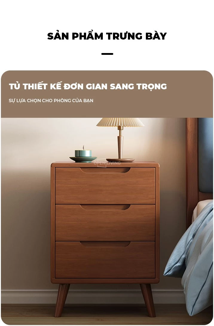 Tab đầu giường kệ tủ trang trí kèm ngăn kéo hiện đại OpenLiving OTĐ 015 mang lại sự tiện ích và thẩm mỹ cho phòng ngủ. Thiết kế hiện đại, chất liệu bền bỉ, cung cấp không gian lưu trữ tiện dụng, an toàn cho sức khỏe. Lựa chọn hoàn hảo để tạo điểm nhấn tinh tế cho không gian sống.