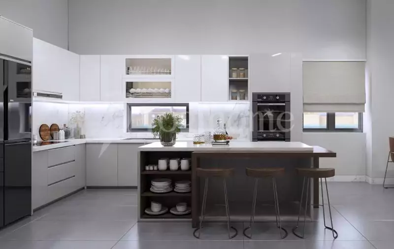 Thiết kế căn hộ nội thất thông minh cho phòng bếp
