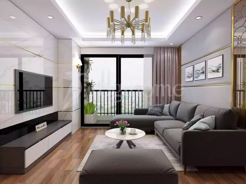 Thiết kế nội thất chung cư 90m2 phong cách Luxury