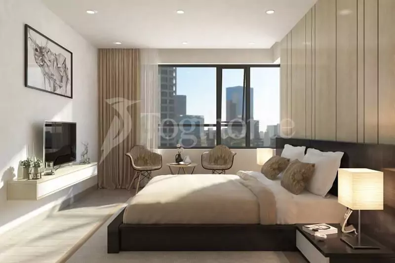 Thiết kế nội thất phòng ngủ 20m2 mang phong cách truyền thống Á Đông