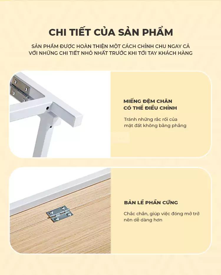 Thông tin chi tiết về Bàn Gấp Đa Năng TOGI Smart BG 016