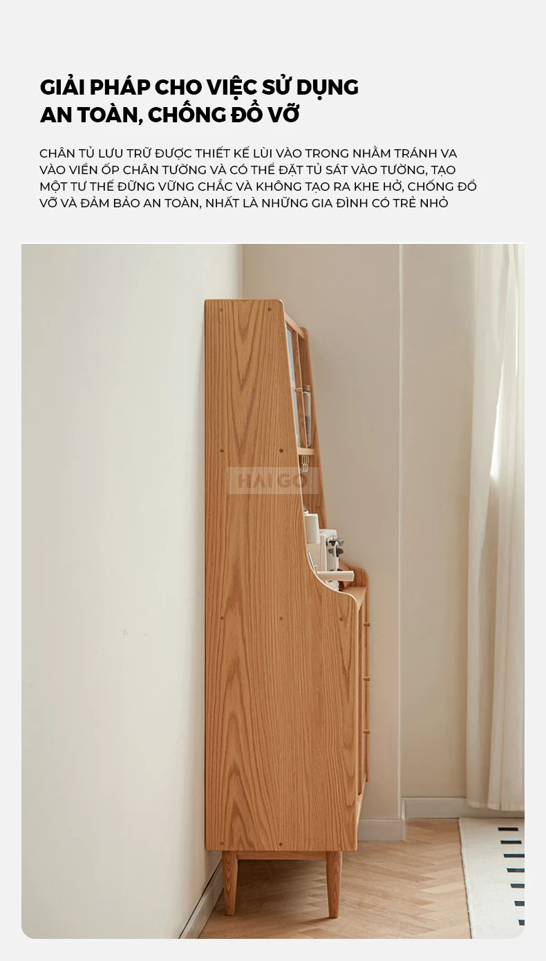 Tủ Bếp Đa Năng Gỗ Tự Nhiên Haigo KC392