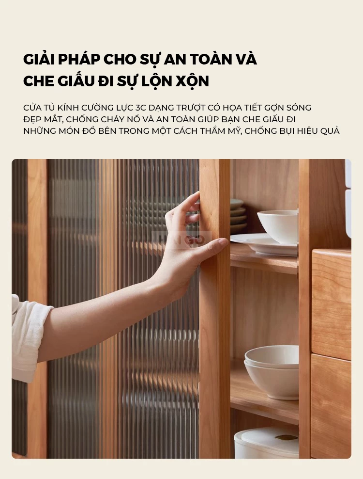 Tủ Bếp Đa Năng Thiết Kế Thông Minh Haigo KC398