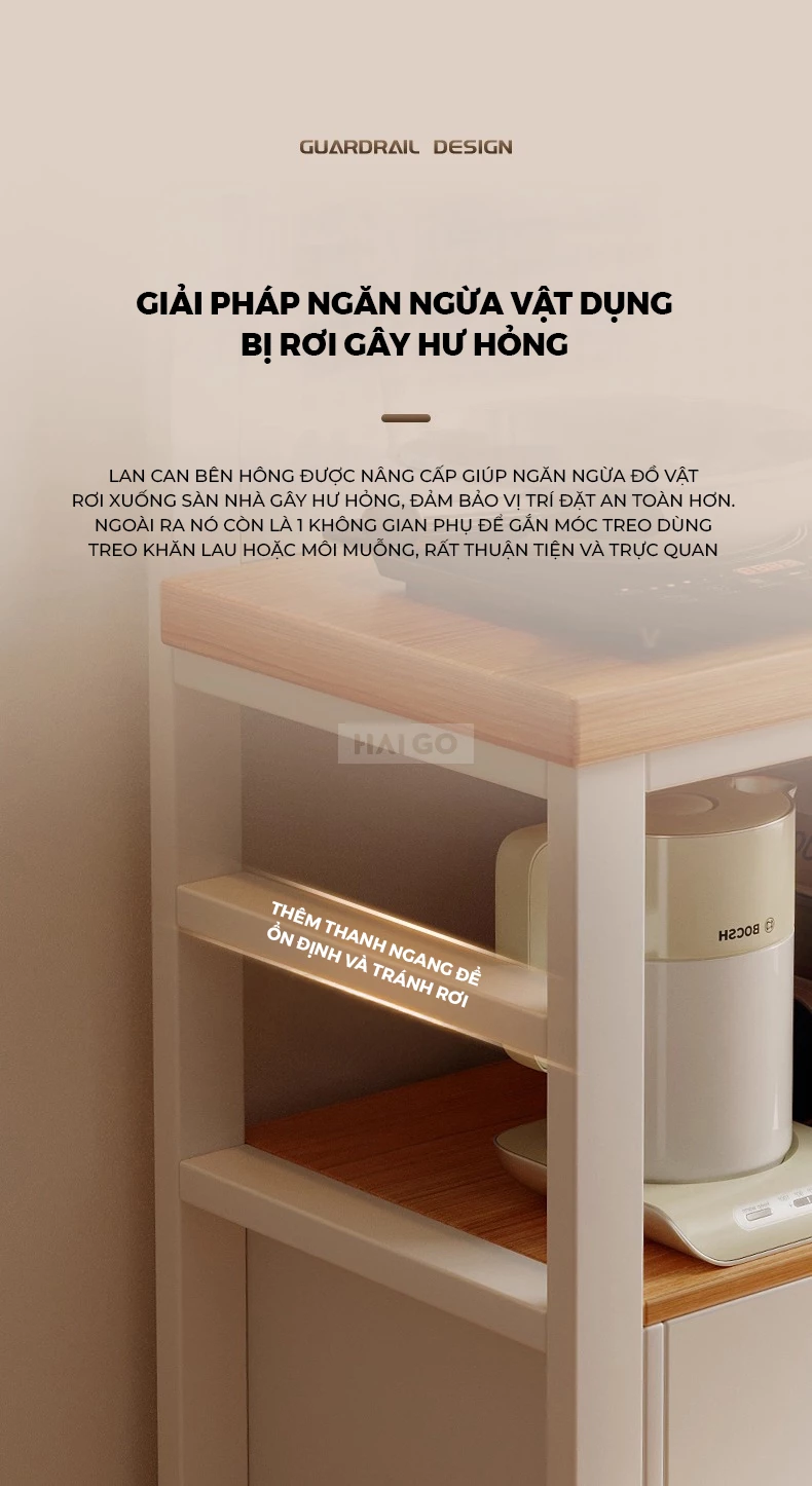 Tủ Bếp Đa Năng Tiện Lợi Haigo KC386