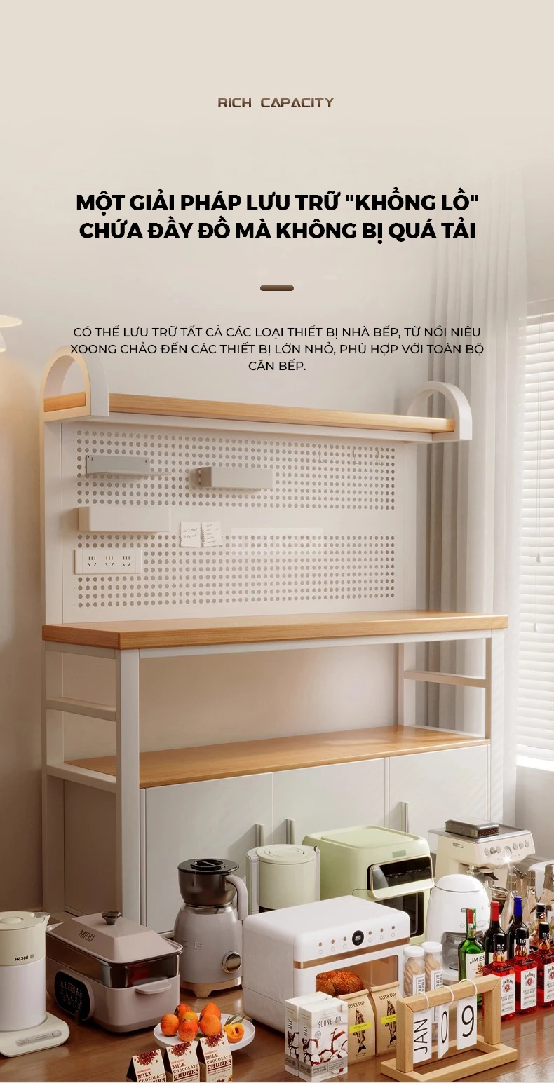 Tủ Bếp Đa Năng Tiện Lợi Haigo KC386