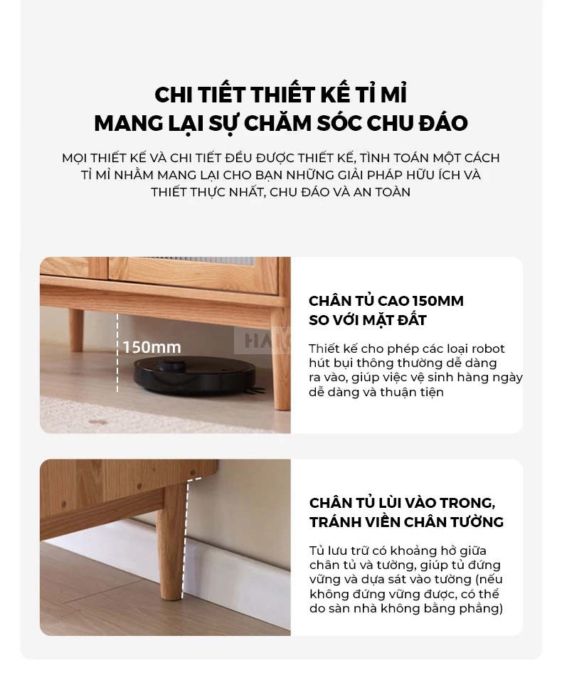 Tủ Bếp Hiện Đại Gỗ Tự Nhiên Haigo KC393