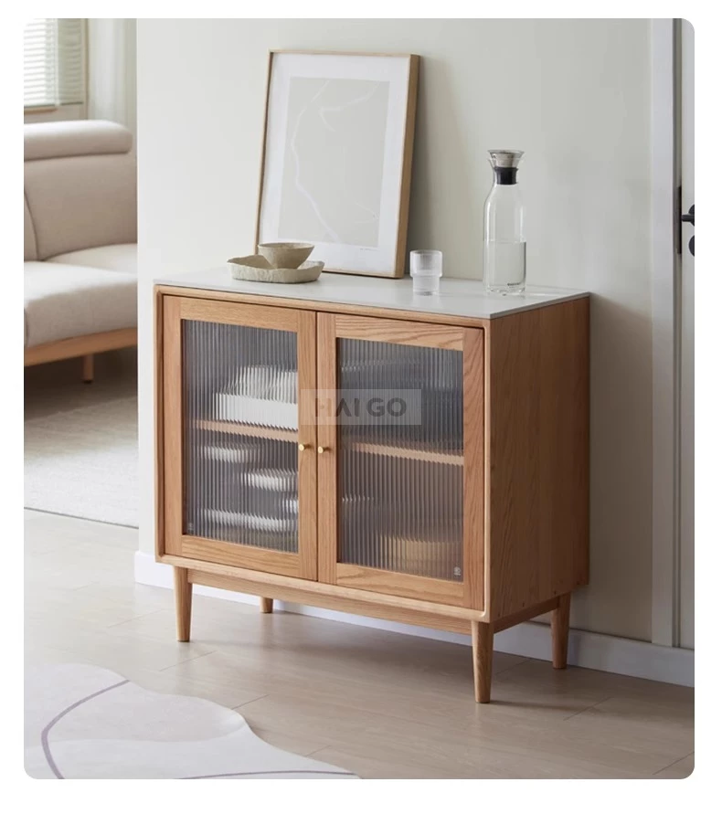 Tủ Bếp Tối Ưu Không Gian Gỗ Tự Nhiên Haigo KC394