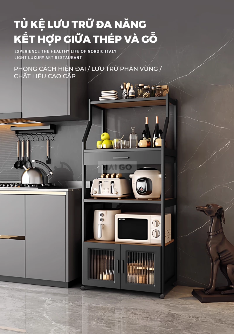 Tủ Bếp Tối Ưu Không Gian Haigo KC390