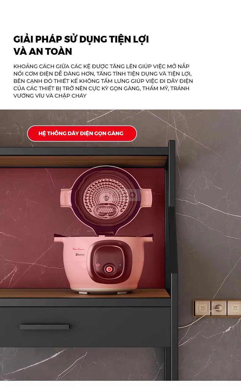 Tủ Bếp Tối Ưu Không Gian Haigo KC390