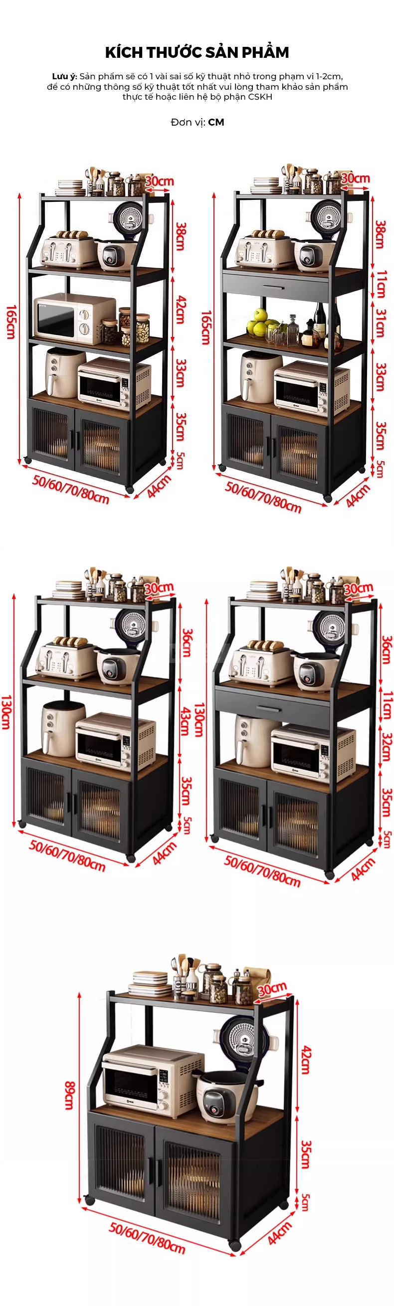 Tủ Bếp Tối Ưu Không Gian Haigo KC390