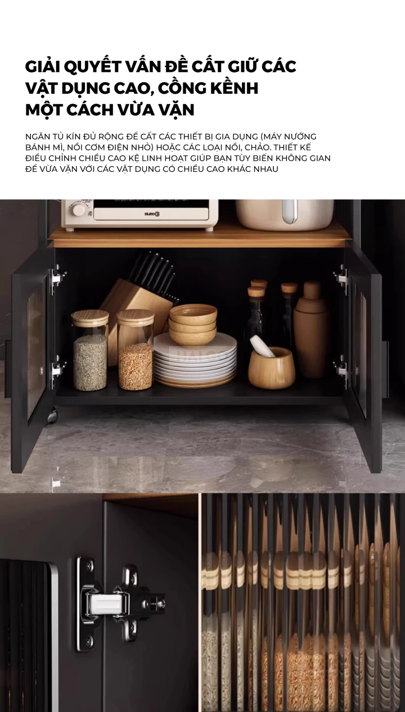 Tủ Bếp Tối Ưu Không Gian Haigo KC390