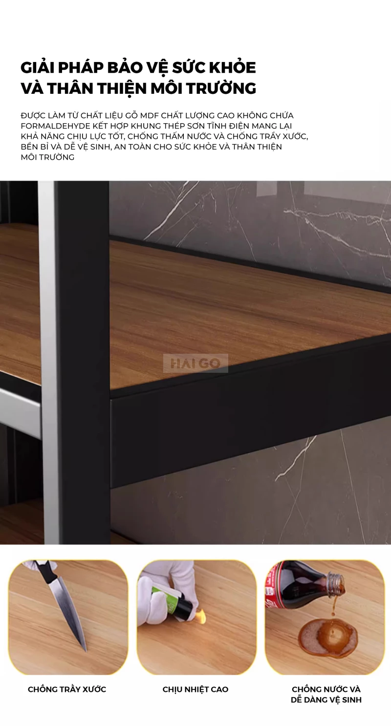 Tủ Bếp Tối Ưu Không Gian Haigo KC390