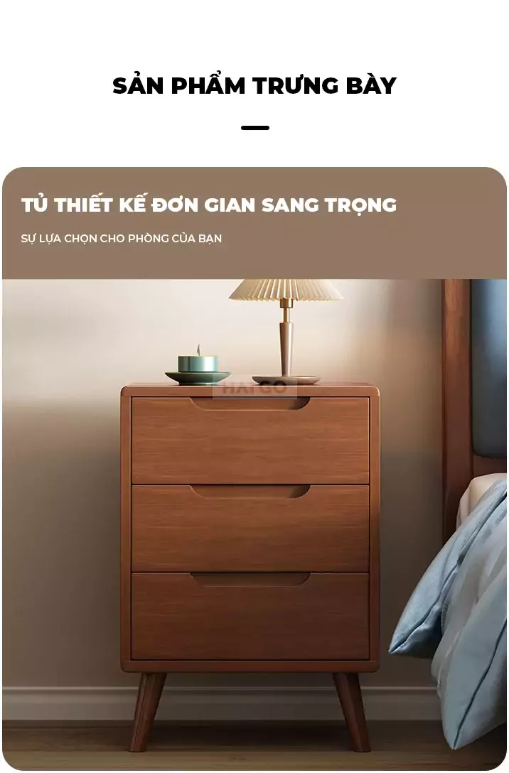 Tủ Đầu Giường Thiết Kế Nhỏ Gọn Haigo TAB157