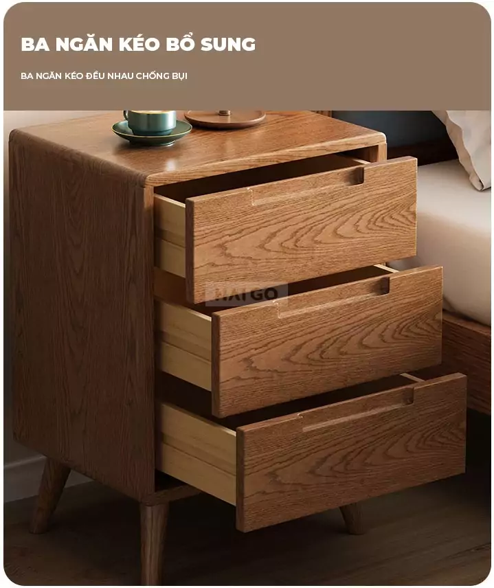 Tủ Đầu Giường Thiết Kế Nhỏ Gọn Haigo TAB157