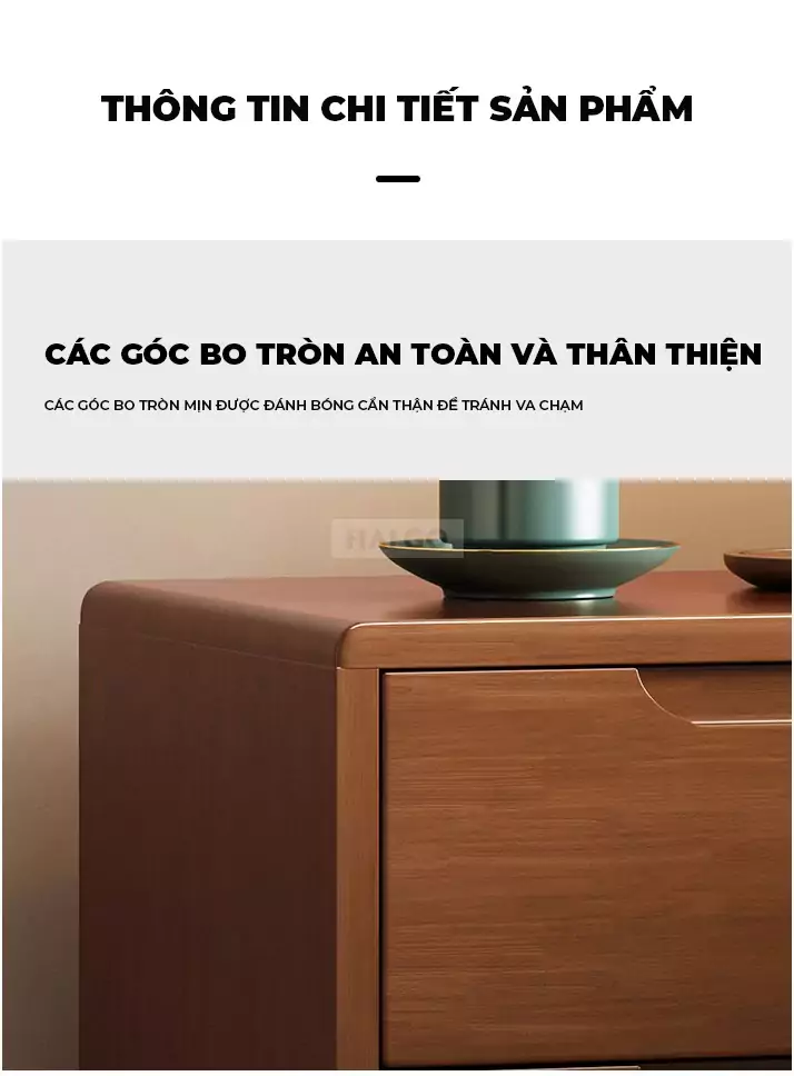 Tủ Đầu Giường Thiết Kế Nhỏ Gọn Haigo TAB157