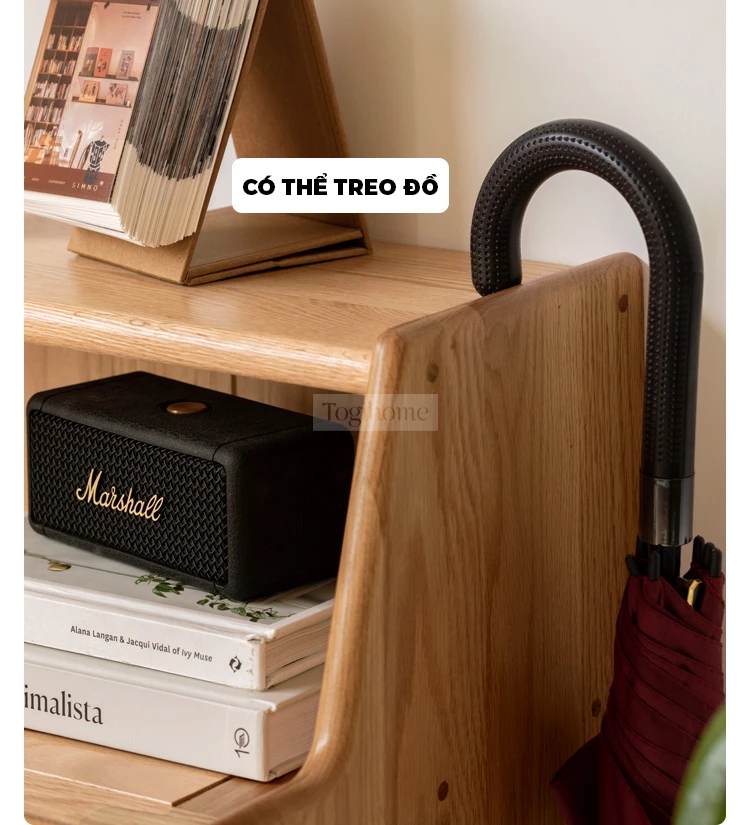 Tủ Để Giày Gỗ Tự Nhiên Đa Năng Hiện Đại Togismart TDG 111 thiết kế sang trọng, gọn gàng, phù hợp nhiều không gian. Chất liệu gỗ tự nhiên bền chắc, chống ẩm tốt, giúp bảo quản giày dép ngăn nắp, tiện lợi và tạo điểm nhấn tinh tế cho ngôi nhà.