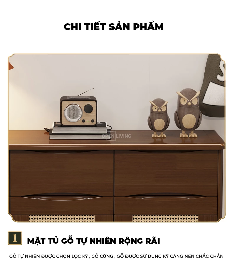  Tủ giày hiện đại họa tiết mây tự nhiên OpenLiving OGI 013 mang đến vẻ đẹp tinh tế và tiện dụng. Thiết kế hiện đại kết hợp họa tiết mây tự nhiên, chất liệu bền bỉ, giúp sắp xếp giày dép gọn gàng và thẩm mỹ. Lựa chọn hoàn hảo cho không gian sống của bạn.